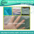 La mejor tela no tejida hidrofílica suave de los PP Spunbond de la calidad para el pañal del bebé